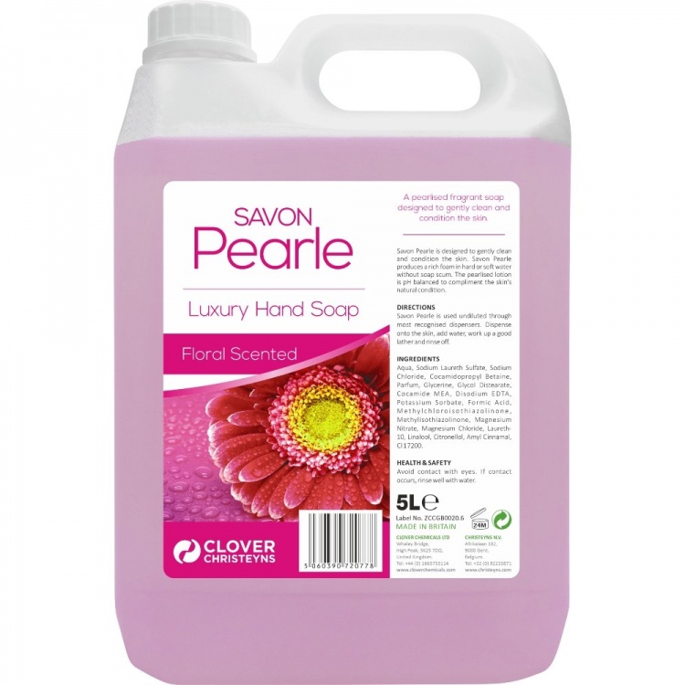 Clover  Chemicals Savon Pearle Luxury Hand Soap (402)